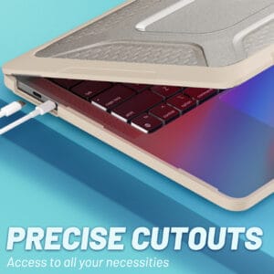 Turtle Shift Laptopcover Shield MacBook Pro 13' inch - 2022 / 2020 / 2018 - A2338 / A2289 / A2251 / A2159 / A1989 / A1706 / A1708 - Beige - 8