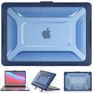 Turtle Shift Laptopcover Shield MacBook Pro 13' inch - 2022 / 2020 / 2018 - A2338 / A2289 / A2251 / A2159 / A1989 / A1706 / A1708 - Blauw Main Image