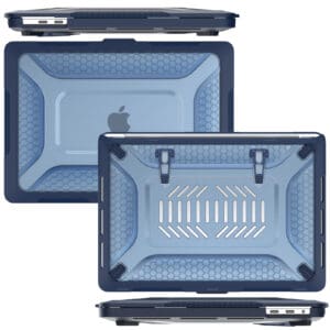 Turtle Shift Laptopcover Shield MacBook Pro 13' inch - 2022 / 2020 / 2018 - A2338 / A2289 / A2251 / A2159 / A1989 / A1706 / A1708 - Blauw - 5