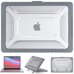 Turtle Shift Laptopcover Shield MacBook Pro 13' inch - 2022 / 2020 / 2018 - A2338 / A2289 / A2251 / A2159 / A1989 / A1706 / A1708 - Grijs Main Image
