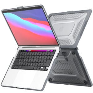 Turtle Shift Laptopcover Shield MacBook Pro 13' inch - 2022 / 2020 / 2018 - A2338 / A2289 / A2251 / A2159 / A1989 / A1706 / A1708 - Grijs - 11