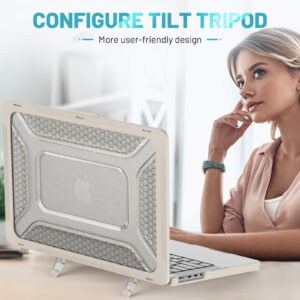 Turtle Shift Laptopcover Shield MacBook Pro 14' inch - 2023 / 2021 - A2442 / A2779 / A2918 / A2992 - Beige - 9