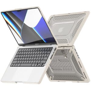 Turtle Shift Laptopcover Shield MacBook Pro 14' inch - 2023 / 2021 - A2442 / A2779 / A2918 / A2992 - Beige - 11