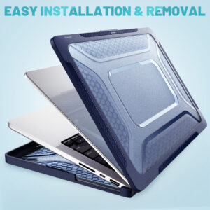 Turtle Shift Laptopcover Shield MacBook Pro 14' inch - 2023 / 2021 - A2442 / A2779 / A2918 / A2992 - Blauw - 9