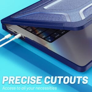 Turtle Shift Laptopcover Shield MacBook Pro 14' inch - 2023 / 2021 - A2442 / A2779 / A2918 / A2992 - Blauw - 6