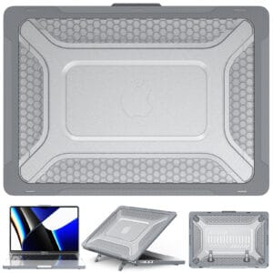 Turtle Shift Laptopcover Shield MacBook Pro 14' inch - 2023 / 2021 - A2442 / A2779 / A2918 / A2992 - Grijs Main Image
