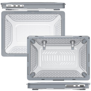 Turtle Shift Laptopcover Shield MacBook Pro 14' inch - 2023 / 2021 - A2442 / A2779 / A2918 / A2992 - Grijs - 5