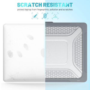 Turtle Shift Laptopcover Shield MacBook Pro 14' inch - 2023 / 2021 - A2442 / A2779 / A2918 / A2992 - Grijs - 7