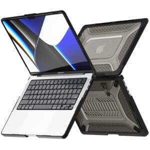 Turtle Shift Laptopcover Shield MacBook Pro 14' inch - 2023 / 2021 - A2442 / A2779 / A2918 / A2992 - Zwart - 11