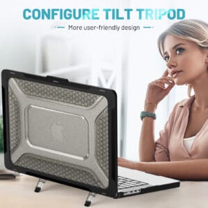 Turtle Shift Laptopcover Shield MacBook Pro 14' inch - 2023 / 2021 - A2442 / A2779 / A2918 / A2992 - Zwart - 7