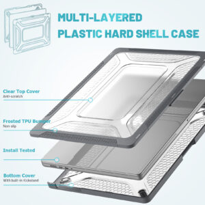 Turtle Shift Laptopcover Shield MacBook Pro 16' inch - 2023 / 2021 - A2485 / A2780 / A2991 - Grijs - 1