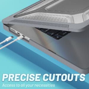 Turtle Shift Laptopcover Shield MacBook Pro 16' inch - 2023 / 2021 - A2485 / A2780 / A2991 - Grijs - 6