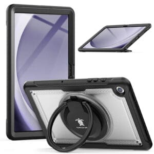 Turtle Shift Perfect Grip Hoes met screen protector Samsung Galaxy Tab A9 Plus - 11 inch 2023 - Transparant Main Image