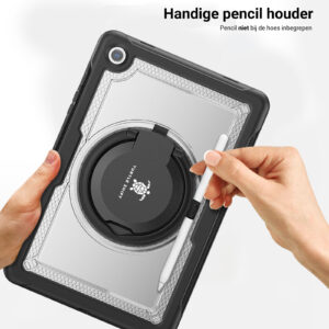 Turtle Shift Perfect Grip Hoes met screen protector Samsung Galaxy Tab A9 Plus - 11 inch 2023 - Transparant - 7
