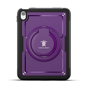 Turtle Shift Perfect Grip Hoes met screen protector iPad 11 en iPad 10 - 10.9 inch - Paars - 1