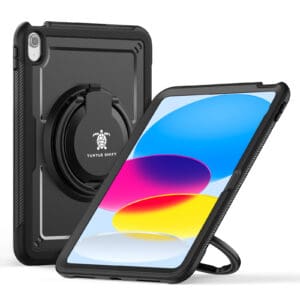 Turtle Shift Perfect Grip Hoes met screen protector iPad 11 en iPad 10 - 10.9 inch - Zwart Main Image