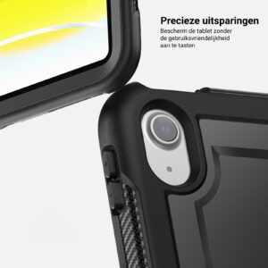 Turtle Shift Perfect Grip Hoes met screen protector iPad 11 en iPad 10 - 10.9 inch - Zwart - 3