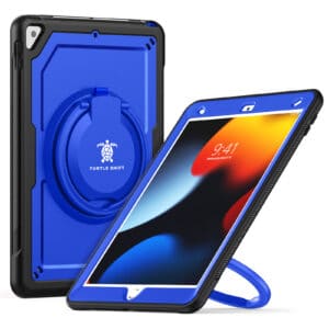 Turtle Shift Perfect Grip Hoes met screen protector iPad 9 2021 / iPad 8 2020 / iPad 7 2019 - 10.2 inch - Blauw - 7