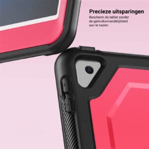 Turtle Shift Perfect Grip Hoes met screen protector iPad 9 2021 / iPad 8 2020 / iPad 7 2019 - 10.2 inch - Roze - 3
