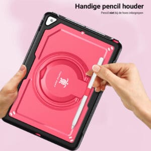 Turtle Shift Perfect Grip Hoes met screen protector iPad 9 2021 / iPad 8 2020 / iPad 7 2019 - 10.2 inch - Roze - 8