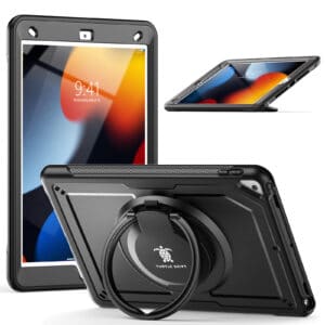 Turtle Shift Perfect Grip Hoes met screen protector iPad 9 2021 / iPad 8 2020 / iPad 7 2019 - 10.2 inch - Zwart - 7