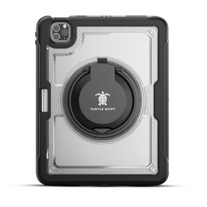 Turtle Shift Perfect Grip Hoes met screen protector iPad Air 5 / Air 4 - 10.9 inch - Transparant - 1