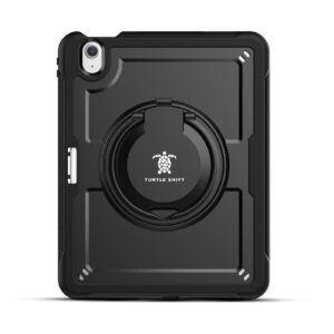 Turtle Shift Perfect Grip Hoes met screen protector iPad Air 6 (M3 en M2) - 11 inch 2024 - Zwart - 1