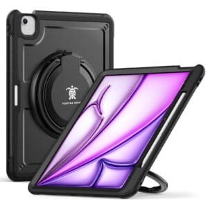 Turtle Shift Perfect Grip Hoes met screen protector iPad Air 6 (M3 en M2) - 13 inch (2025 / 2024) - Zwart - 9