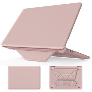 Turtle Shift vegan leer Laptopcover MacBook Air 15.3' inch - 2024 / 2023 - A2941/ A3114 - Roze Main Image