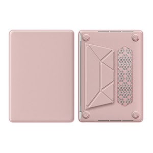 Turtle Shift vegan leer Laptopcover MacBook Pro 13' inch - 2022 / 2020 / 2018 - A2338 / A2289 / A2251 / A2159 / A1989 / A1706 / A1708 - Roze - 9