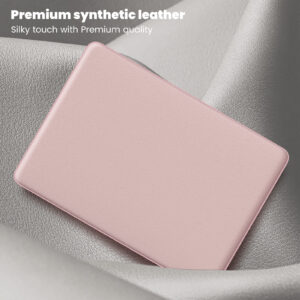 Turtle Shift vegan leer Laptopcover MacBook Pro 13' inch - 2022 / 2020 / 2018 - A2338 / A2289 / A2251 / A2159 / A1989 / A1706 / A1708 - Roze - 6