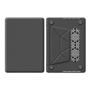 Turtle Shift vegan leer Laptopcover MacBook Pro 14' inch - 2023 / 2021 - A2442 / A2779 / A2918 / A2992 - Grijs - 9