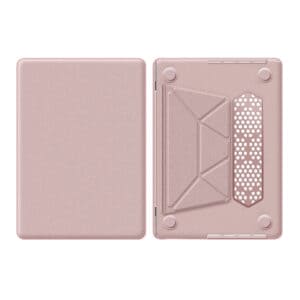 Turtle Shift vegan leer Laptopcover MacBook Pro 14' inch - 2023 / 2021 - A2442 / A2779 / A2918 / A2992 - Roze - 9