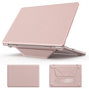 Turtle Shift vegan leer Laptopcover MacBook Pro 16' inch - 2023 / 2021 - A2485 / A2780 / A2991 - Roze Main Image