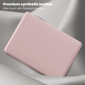 Turtle Shift vegan leer Laptopcover MacBook Pro 16' inch - 2023 / 2021 - A2485 / A2780 / A2991 - Roze - 6