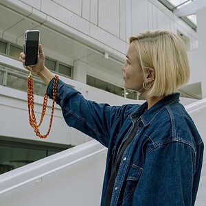 Solidenz Universele telefoonkoord - Caramel Syrup - 2