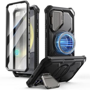 Armorbox Samsung Galaxy S25 Plus hoesje met screen protector - Zwart Main Image