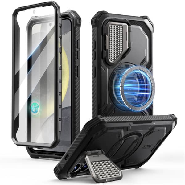 Armorbox Samsung Galaxy S25 Plus hoesje met screen protector - Zwart