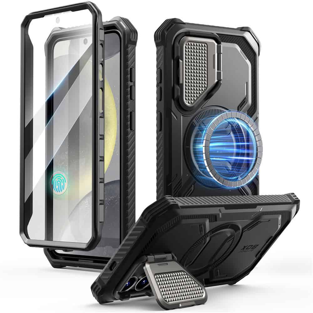 Armorbox Samsung Galaxy S25 Plus hoesje met screen protector - Zwart Main Image