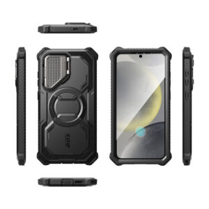 Armorbox Samsung Galaxy S25 Plus hoesje met screen protector - Zwart - 1