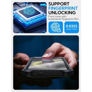 Armorbox Samsung Galaxy S25 Plus hoesje met screen protector - Zwart - 6