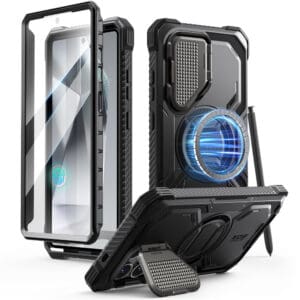 Armorbox Samsung Galaxy S25 Ultra hoesje met screen protector - Zwart Main Image