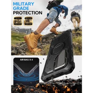 Armorbox Samsung Galaxy S25 Ultra hoesje met screen protector - Zwart - 2
