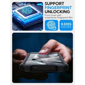 Armorbox Samsung Galaxy S25 Ultra hoesje met screen protector - Zwart - 6