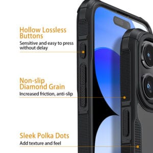Hybrid X iPhone 16 Pro Max matt hoesje - 2
