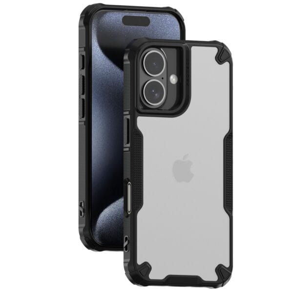 Hybrid X iPhone 16 Plus transparant hoesje