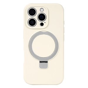 Siliconen hoesje iPhone 16 Pro geschikt voor MagSafe - Beige - 2