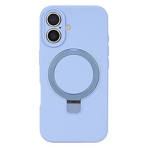 Siliconen hoesje iPhone 16 Plus geschikt voor MagSafe - Blauw - 2