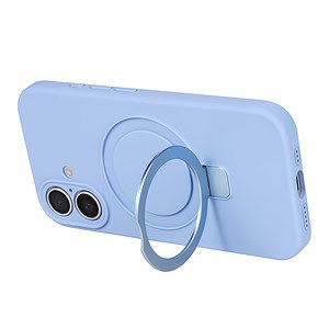 Siliconen hoesje iPhone 16 Plus geschikt voor MagSafe - Blauw - 5