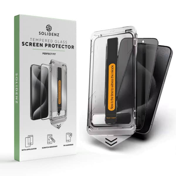 Solidenz Perfect Fit Anti Spy Screen Protector iPhone 16 Pro Max